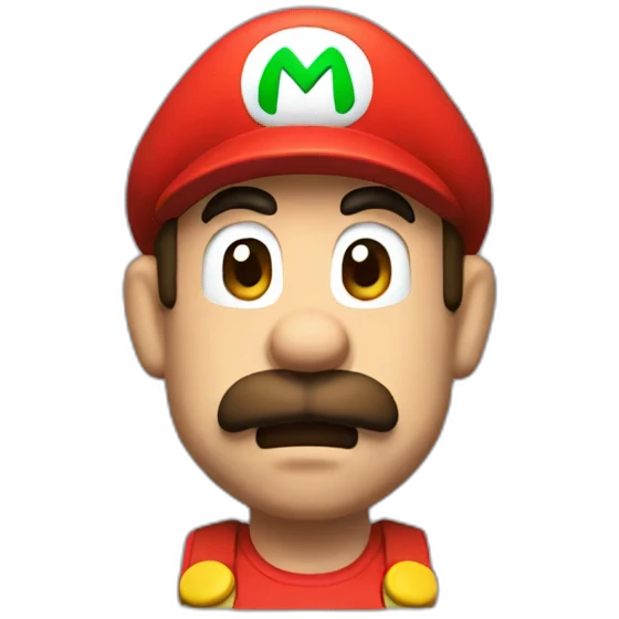 Mario qui fait caca emoji