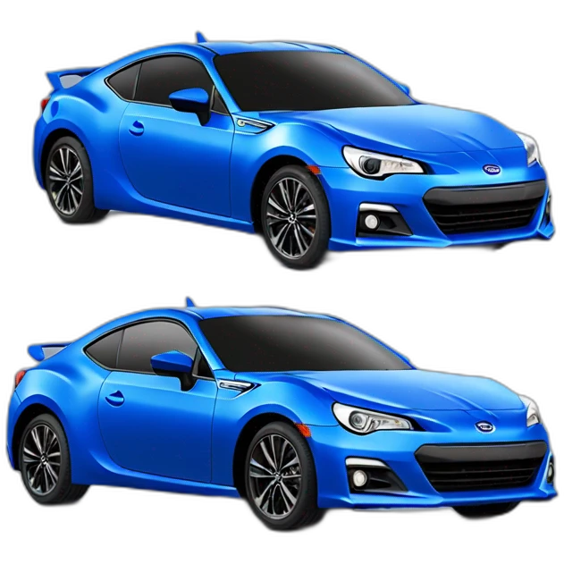 Blue Subaru BRZ emoji