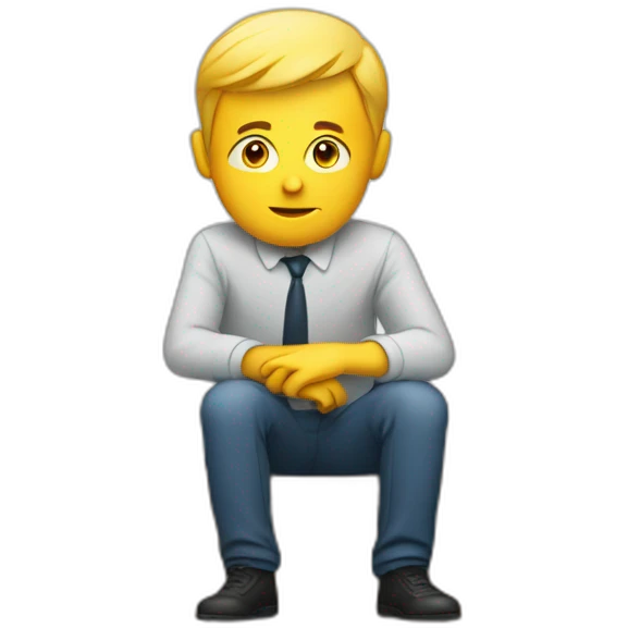 persson waiting watching clock emoji
