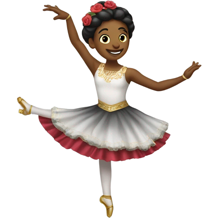 Bailarín de danza folclórica  emoji