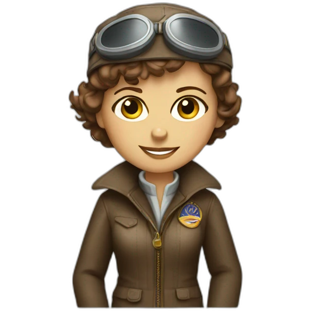 amelia earhart emoji