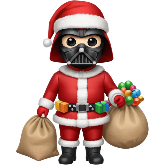 darth vader santa emoji
