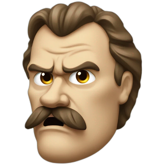 Angry Nietzsche emoji