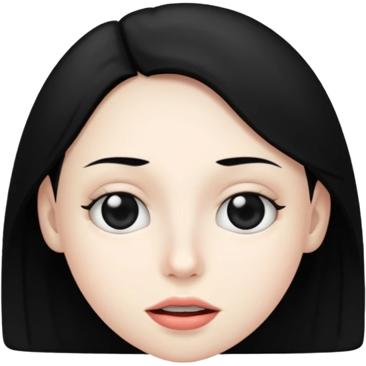 make this emoji 😵 black but the eyes and the mouth should be withe no it should be the same emoji