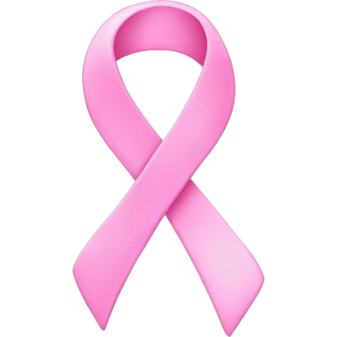 pink cancer ribbon emoji