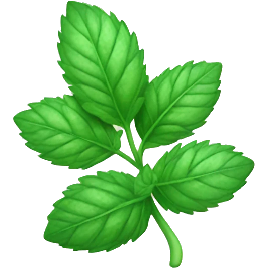 mint leef emoji