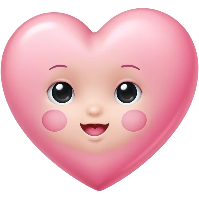 baby pink heart emoji