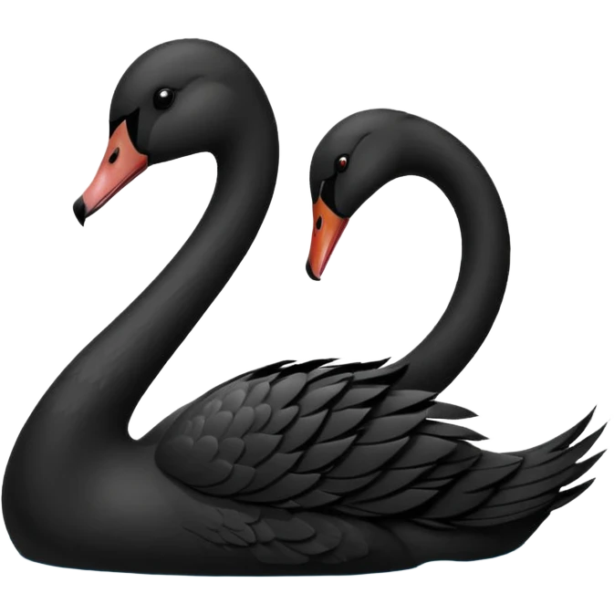 Black swan emoji