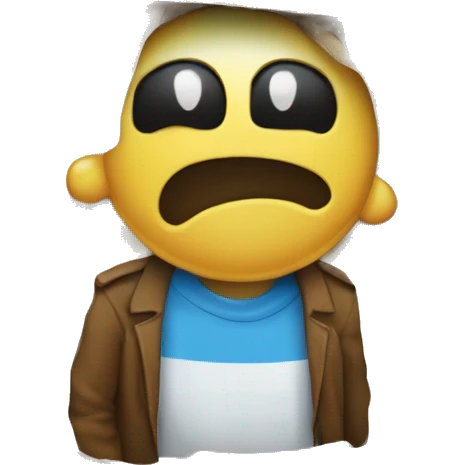 un ladron robandose una bolsa de dinero emoji