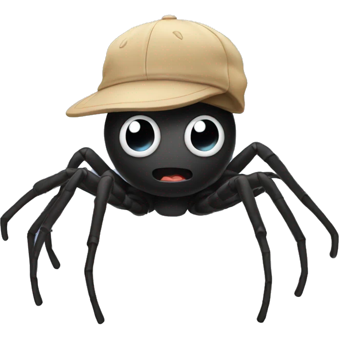 spider in a cap emoji