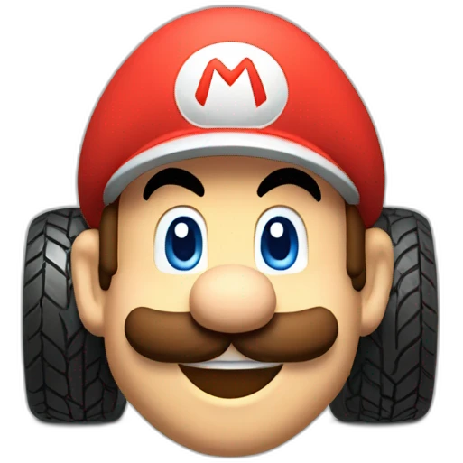 Mario on thé karting  emoji