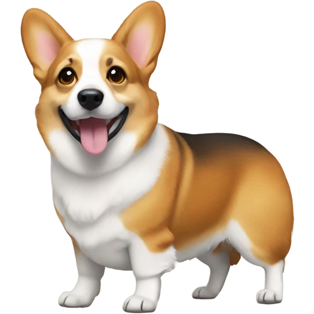 a corgi named lola emoji