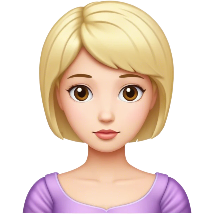 Princess haircut emoji