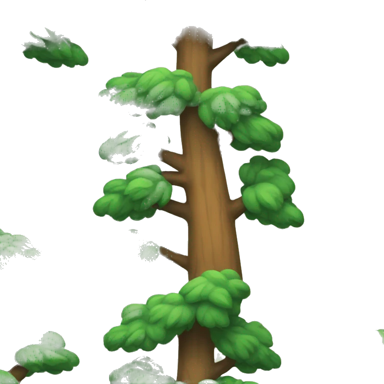 Smiling Pine Tree  emoji