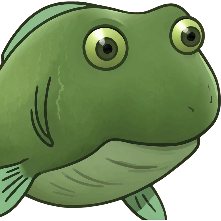 Purple fish emoji