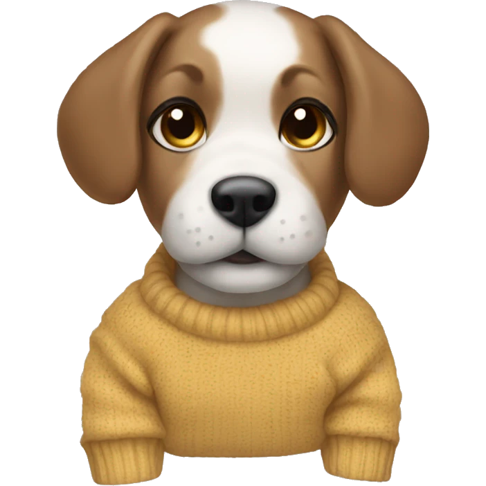 sweater puppy emoji