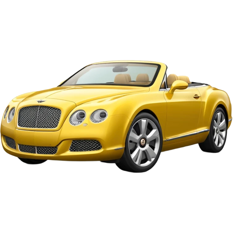Yellow Bentley emoji