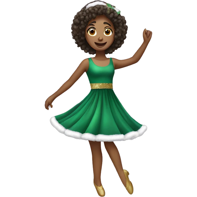 Christmas Dance Girl  emoji