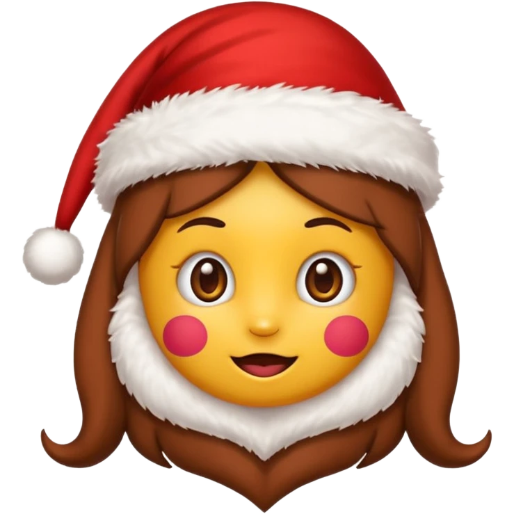 gere um emoji fofo de uma rena de natal emoji