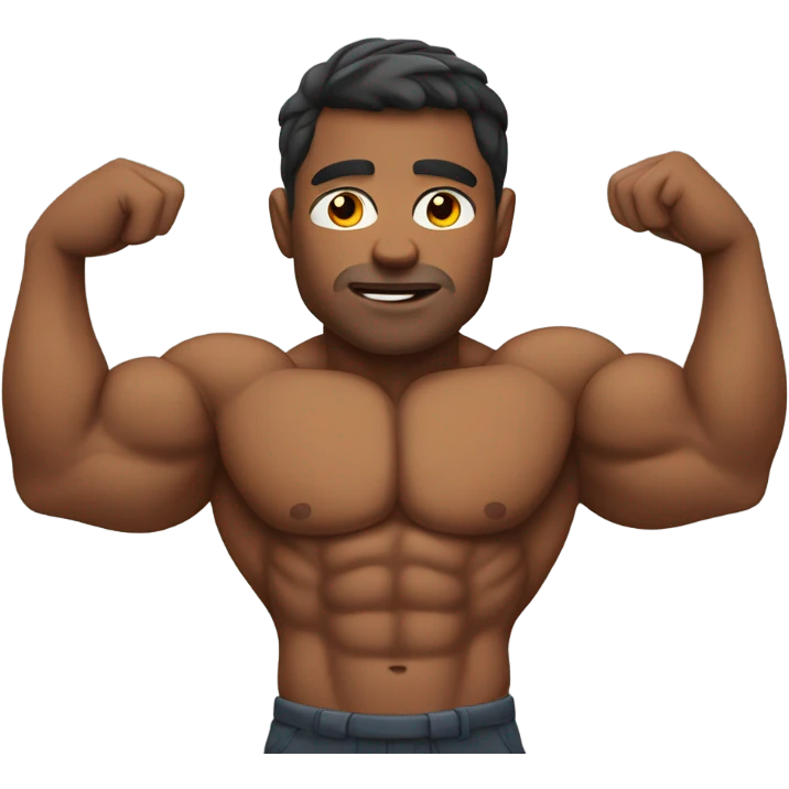 Muscular man emoji