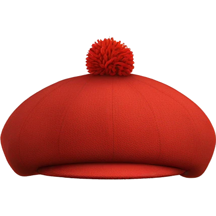 béret marin avec pompon rouge emoji