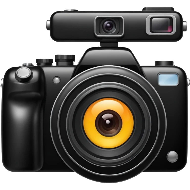 a camera is taking emoji