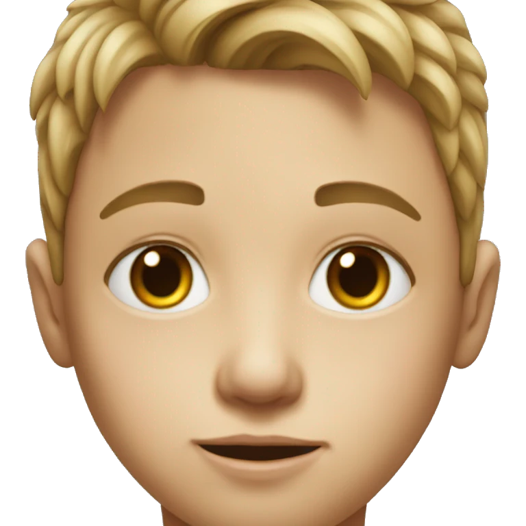 realistic portrait of boy emoji