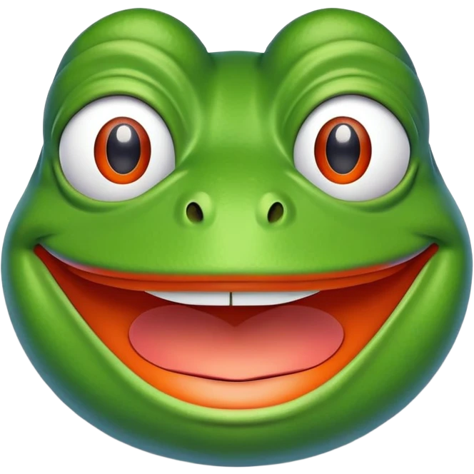 pepe the frog in awesome emotion emoji