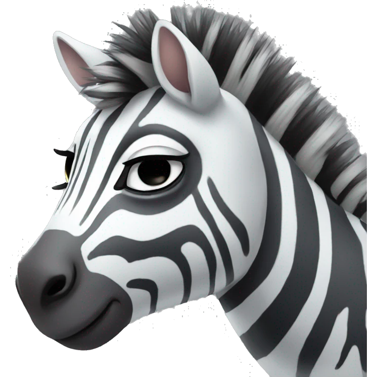 crying zebra with tears emoji