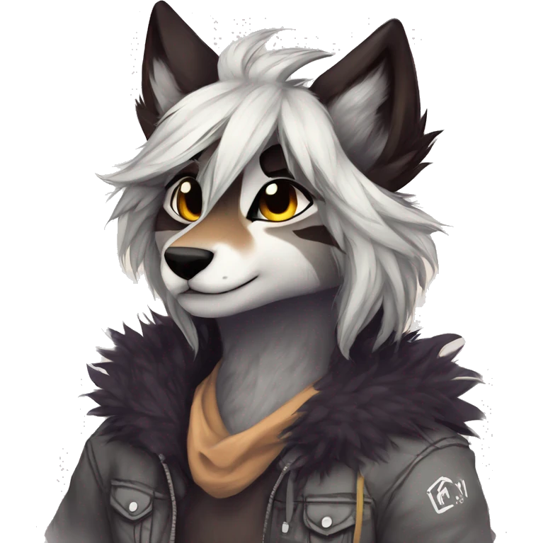 Edgy anthro furry by Falvie, LiLaiRa, griffsnuff, AngieWolf emoji