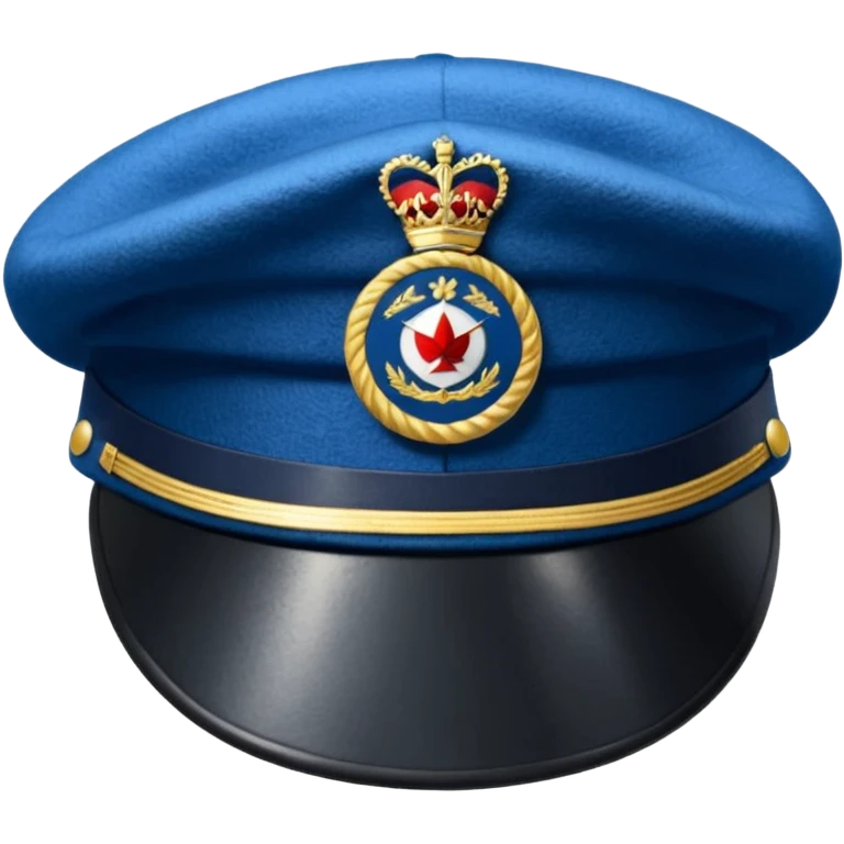 Royal Air Force air cadet beret that’s blue and has the badge pin emoji