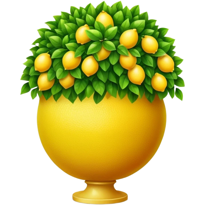 lemon topiary emoji