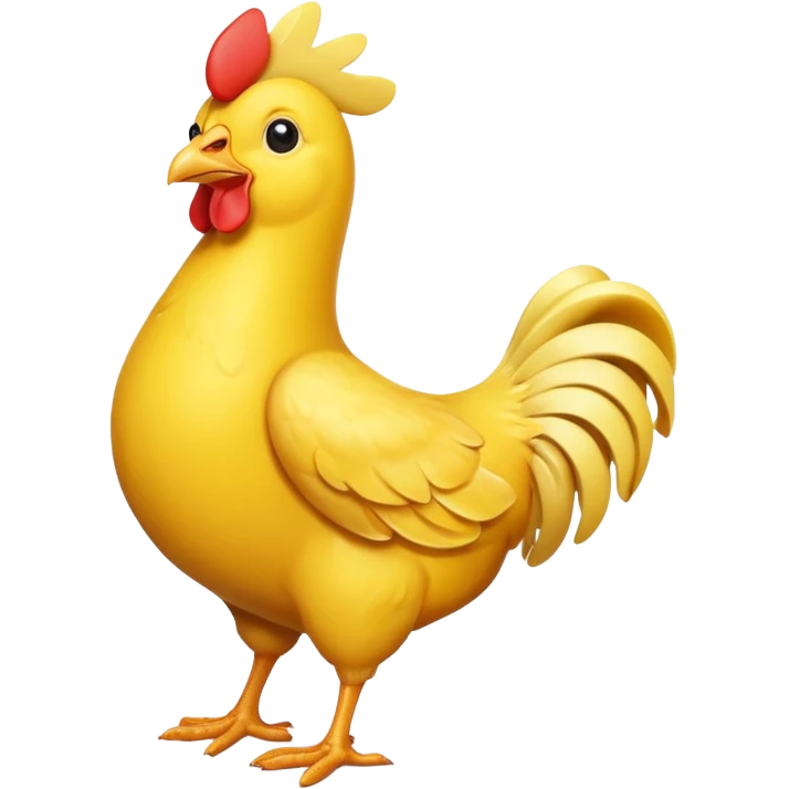 Chicken-banana emoji