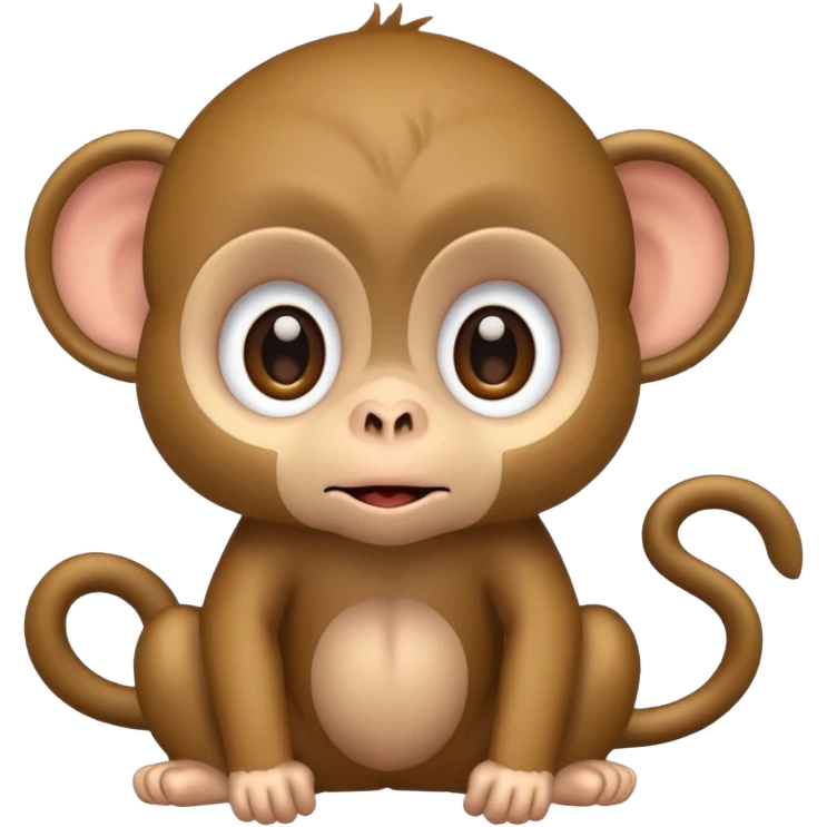 Cute monkey emoji