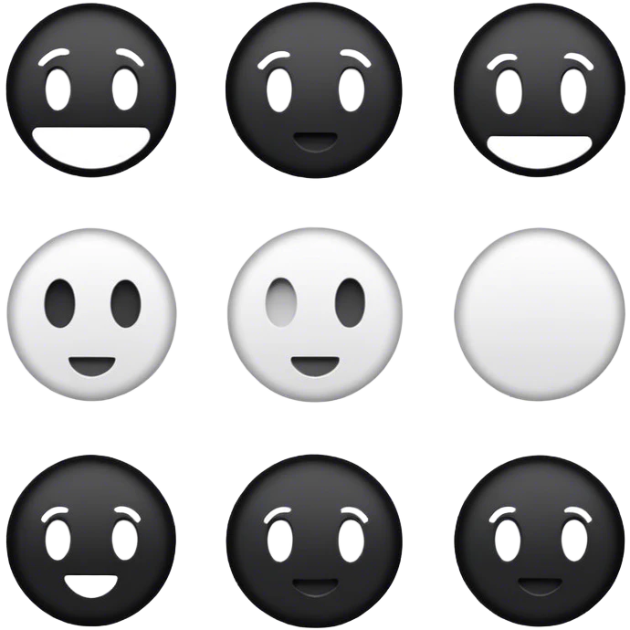Black circle emoji