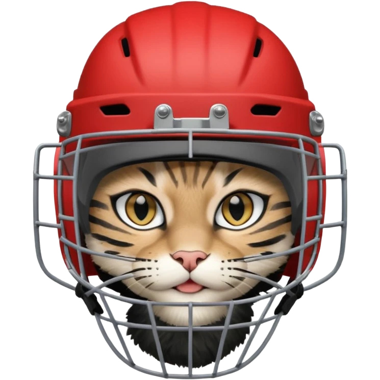female cat hockey goalie emoji