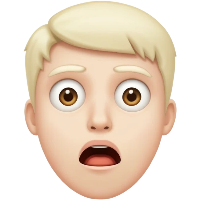 shocked pale face emoji
