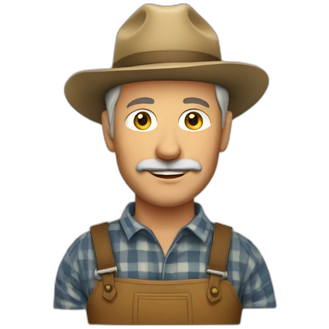 Swiss farmer emoji
