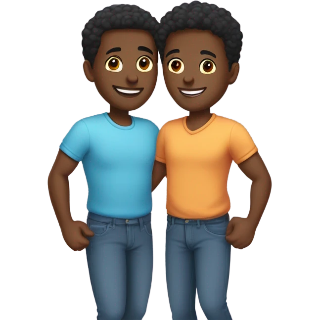 Black gay couple  emoji