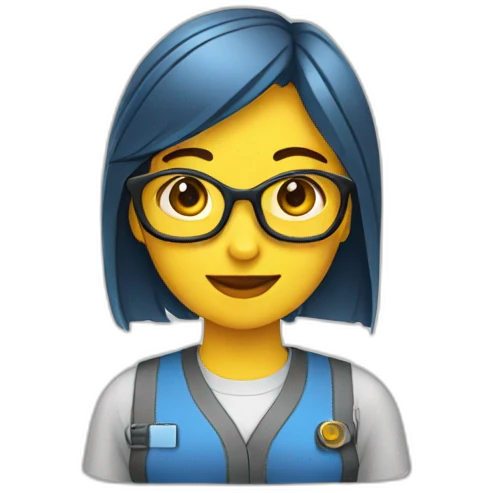 ingeniera mujer emoji