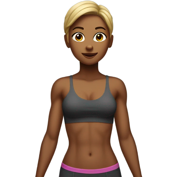 girl with abs emoji