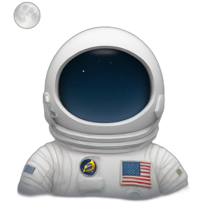 To the moon emoji