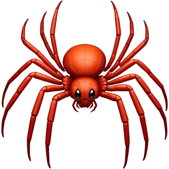 Telaraña de hilos rojos emoji
