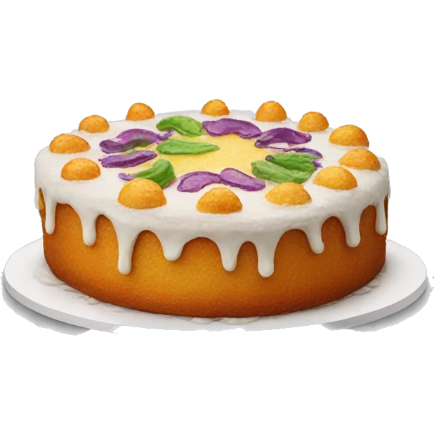kings cake emoji