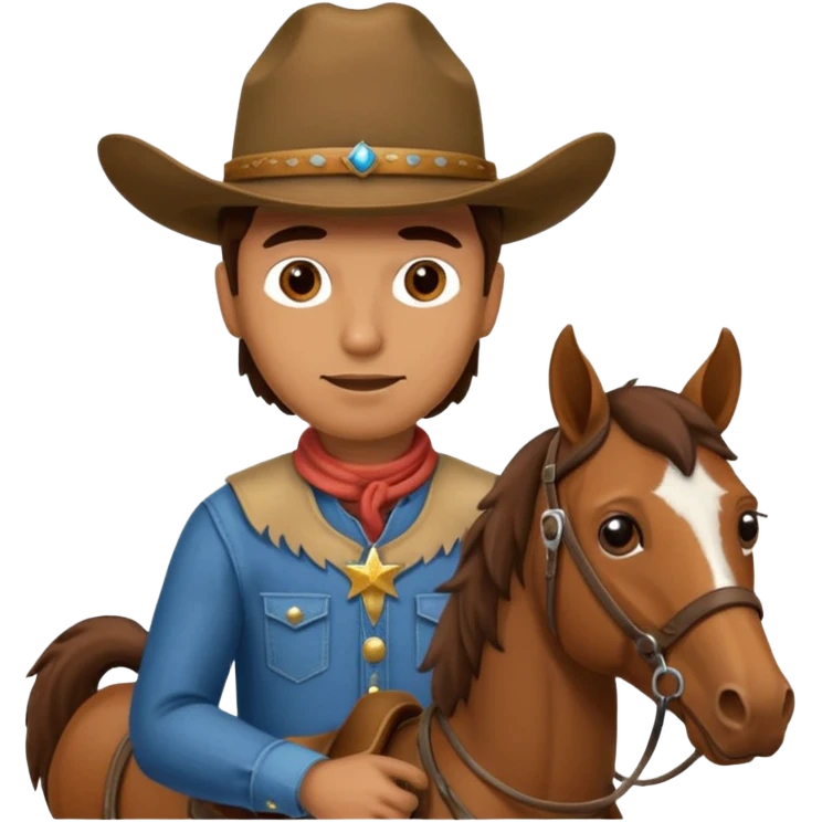 man on horse emoji