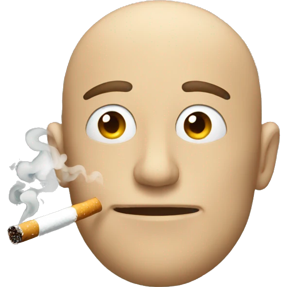 Man smoking  emoji