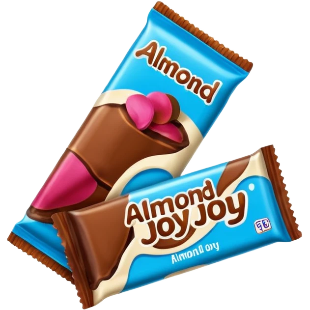 Almond joy candy bar emoji