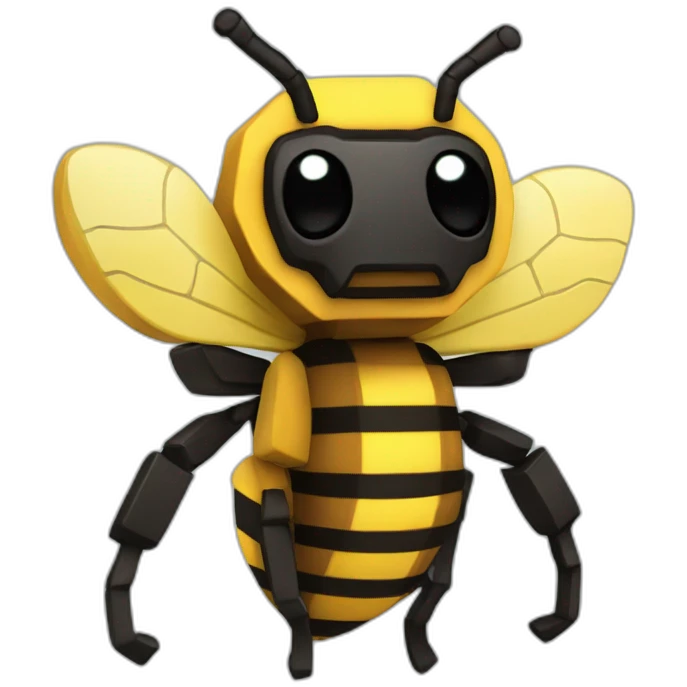 Minecraft bee emoji