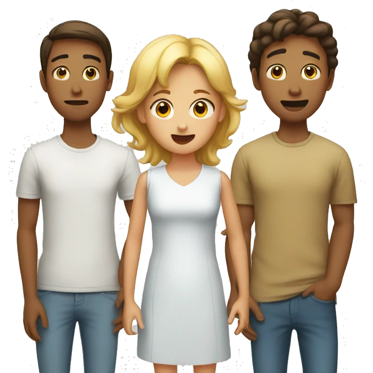 a kid arguing with his parents emoji