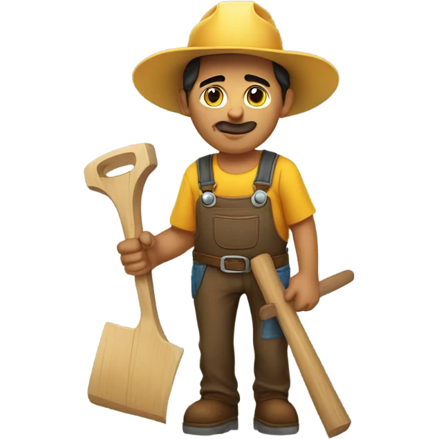 Mexican working hard  emoji